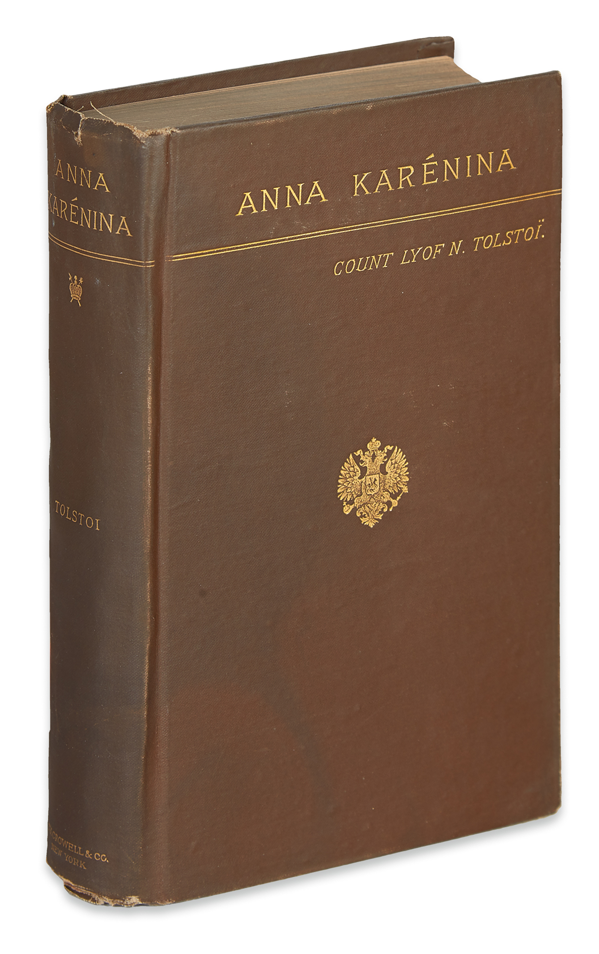 [TOLSTOY, LEO.] Count Lyof N. Tolstoï. Anna Karénina.